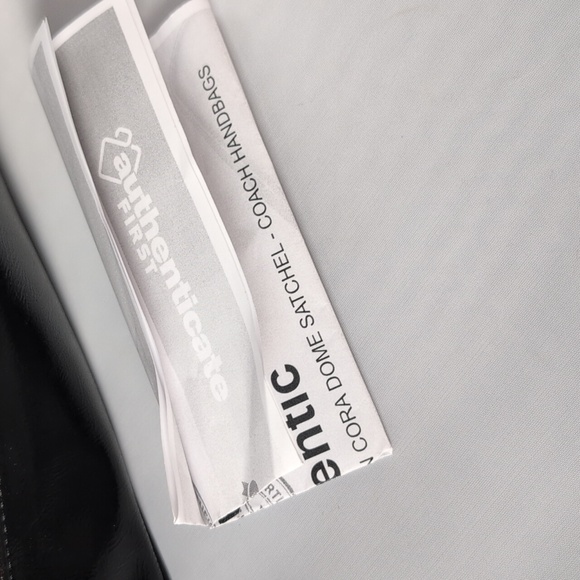 Coach Glen Plaid Coated Canvas Peyton Cora Dome Satchel - Picture 10 of 13